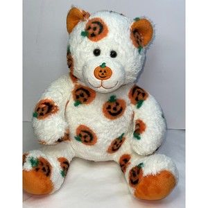 Build A Bear PAWSOME PUMPKIN Teddy Bear Limited Edition Plush Halloween 2006